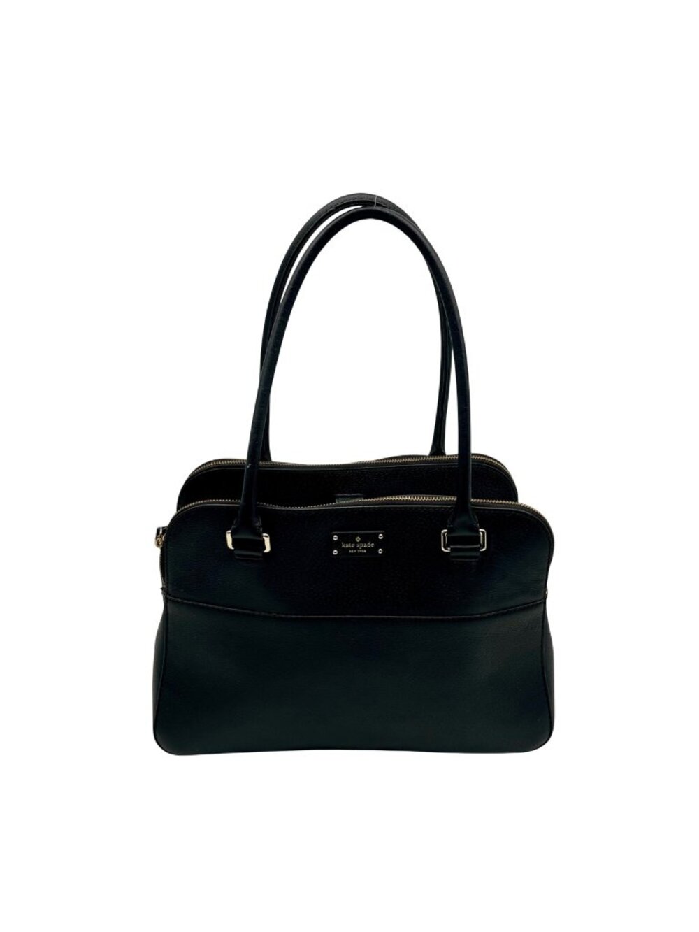 Kate Spade Black Grove Street Leather Satchel Bag